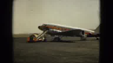 Acapulco Mexico (1962): People At The Airport Take Care Of The Plane To Make Sure