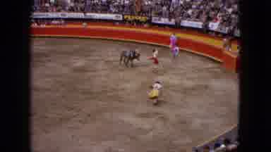 Acapulco Mexico (1962): Arena Live Event Bullfighting Capes Costumes People Red