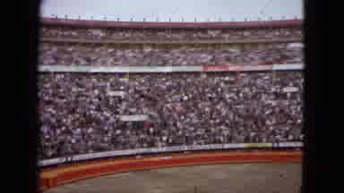 Acapulco Mexico (1962): Video Of The Full Crowd At A Rodeo Inside A Stadium