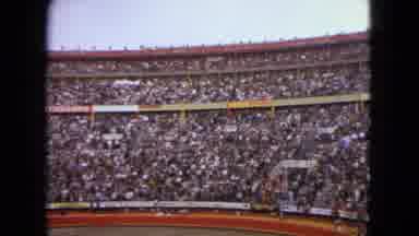 Acapulco Mexico (1962): Crowd Panning Right To Left Above Sports Arena Cheering