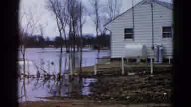 Wauconda Illinois USA (1961): View Of A House Built By The Lake Very Nice And