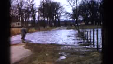Wauconda Illinois USA (1961): They Both See Water Coming Into The Lake