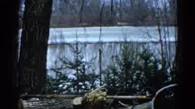 Wauconda Illinois USA (1961): Filming A River And A Kids
