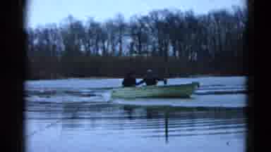 Wauconda Illinois USA (1961): The Peoples Are Ride To The Boat On The Water