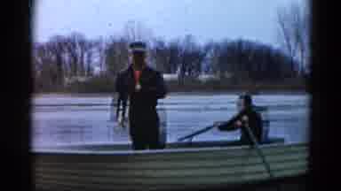 Wauconda Illinois USA (1961): The Peoples Are Appropriate The Ice Cubes On The