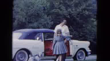 South Carolina USA (1961): Vintage Family Stopping On Side Of The Road To Take The