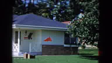 South Carolina USA (1961): Windy Sunny Day In A Residential Well Taken Care Of