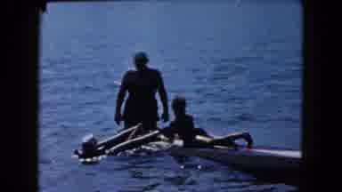 South Carolina USA (1961): Family Enjoying The Warm Summer In The Crystal Clear