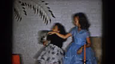 South Carolina USA (1961): The Little Child Having A Dog With Funny Playing