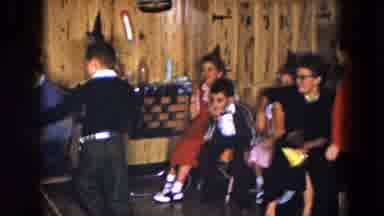 South Carolina USA (1961): Kids Birthday Party Kids Playing Sitting Wandering
