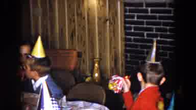 South Carolina USA (1961): Children's Birthday Celebration In The Internal Area Of