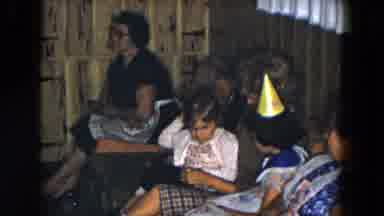 South Carolina USA (1961): Children Enjoying A Birthday Party Inside Of A House