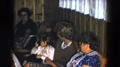 South Carolina USA (1961): Birthday Girl Sitting Down With A Group Of Women And A
