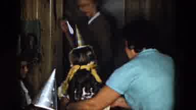 South Carolina USA (1961): Children At A Birthday Party Wearing Party Hats While