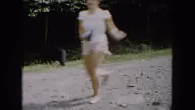 South Carolina USA (1961): Bear Are Free Roaming On The Street And One Lady Was