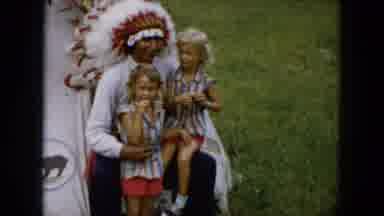 South Carolina USA (1961): Kids Enjoying Their Time At Native American Heritage