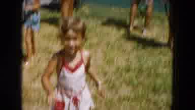 South Carolina USA (1961): A Family Having Fun During The Summer Holidays In Their