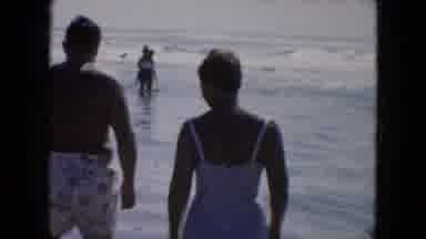 South Carolina USA (1961): Glimpse Of A Small Child Laughing In A Dress Then