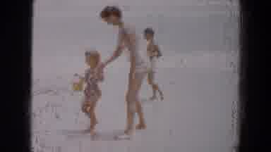 South Carolina USA (1961): Day At The Beach With Family