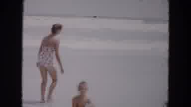 South Carolina USA (1961): Those Girls Are Going To Swim In The Ocean To Keep The