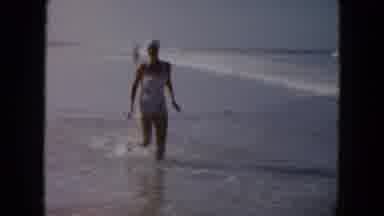 South Carolina USA (1961): The Girl Is Doing Running Happily In The Beech