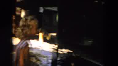 South Carolina USA (1961): Two Light Colored Hair Little Girls Walking Through A