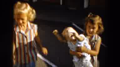 South Carolina USA (1961): Children Play With Their Favorite Doll
