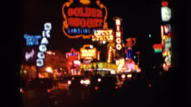 Nevada USA (1961): Image Of The Incredible City Of Las Vegas That Was Built In The