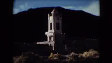 Nevada USA (1961): View On A Castle And A House In The Mountains During Summer