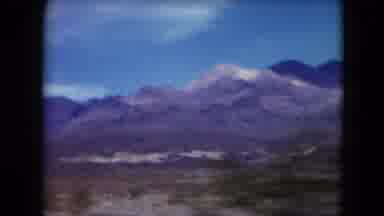 Nevada USA (1961): Beautiful Mountain View From A Driving Car
