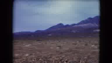 Nevada USA (1961): Western Mountain Landscapes As Seen From A Moving Vehicle On A