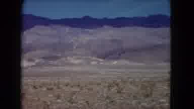Nevada USA (1961): Scenic View Of Mountains In A Desert-Like Area