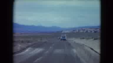 Nevada USA (1961): Driving Through An Open Nature Area With Scenic Views With A