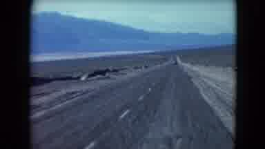 Nevada USA (1961): Riding On The Freeway On The Way To The Middle Of Nowhere