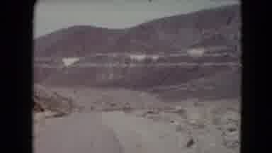 Nevada USA (1961): A Panoramic View Of Huge And Tall Mountains And A Lonely Desert