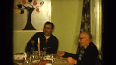 Nevada USA (1961): Family At Dinner With Lots Of Food And Drinks And A Lot Of