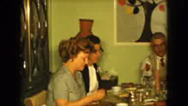 Nevada USA (1961): All The Family Members Are Eating Food Very Happily