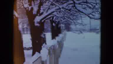 Jamestown Wisconsin USA (1961): Winter Day In A Snowstorm