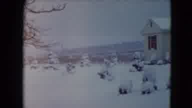 Jamestown Wisconsin USA (1961): The Winter Season The Snows Are Fall In House It