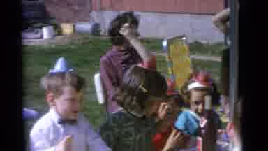 Camden New Jersey USA (1961): Child's Birthday Party Celebration