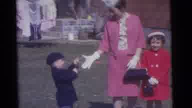 Camden New Jersey USA (1961): Children Celebrate A Colleague's Birthday In A