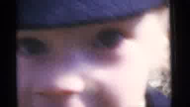 Camden New Jersey USA (1961): The Boy Was Wearing Black Coat And Cap And He Was
