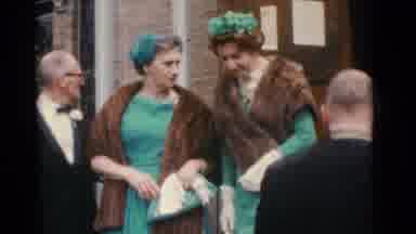 Camden New Jersey USA (1961): A Wedding Function Is Going On With Lot Of People