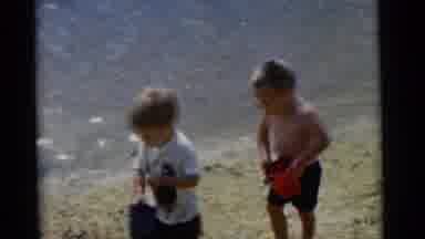 Camden New Jersey USA (1961): Grandmother Has A Fun Day Out On The Lake With Her