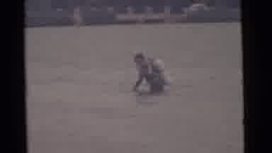Camden New Jersey USA (1961): Male Scuba Diver In Ocean