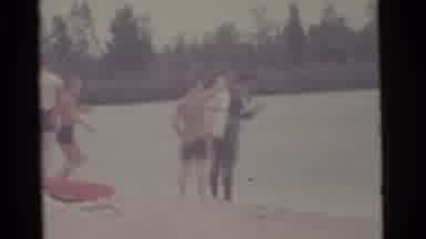 Camden New Jersey USA (1961): Diver Preparing To Take A Dip