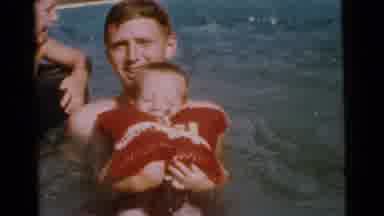 Camden New Jersey USA (1961): Kids Happily Swimming In A Above Ground Pool