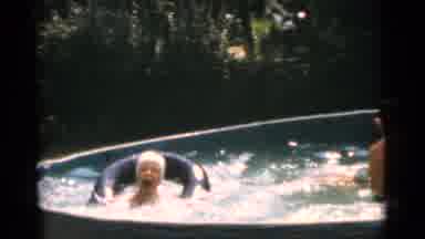 Camden New Jersey USA (1961): Children Play In The Pool With Great Joy On A