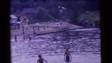 Camden New Jersey USA (1961): Many Of The Persons Doing Swimming In The Lake Very