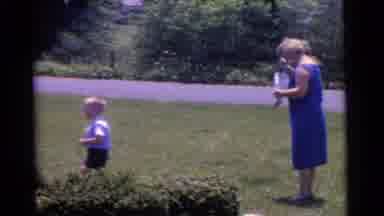 Camden New Jersey USA (1961): A Family Spent Time In The Garden They Are Enjoy
